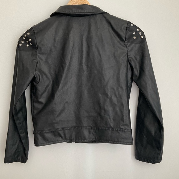 Disney D-Signed Special Edition Descendants Black Moto Faux Leather Girls M - Picture 4 of 13